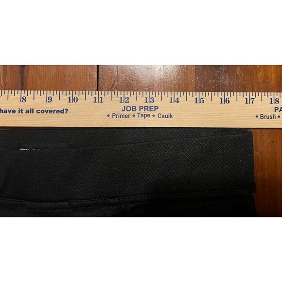 DKNY Jeans women's pull on black pants Large, high rise, pockets, some stretch - Picture 7 of 8